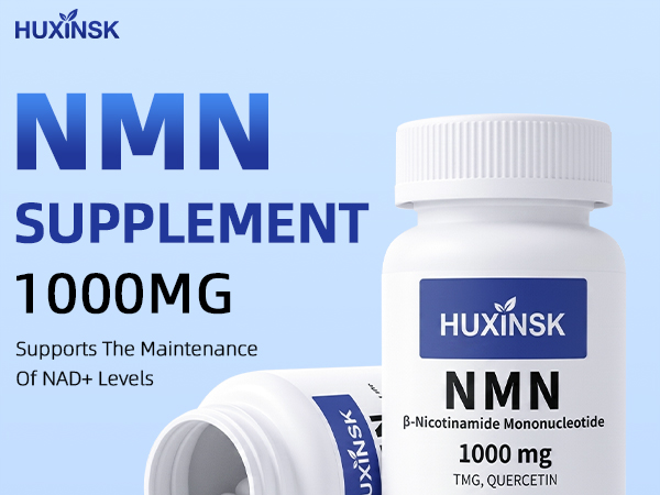 NMN Supplement 1000mg, 4-in-1 Liposomal NMN for NAD+ Supplement 60 Capsules