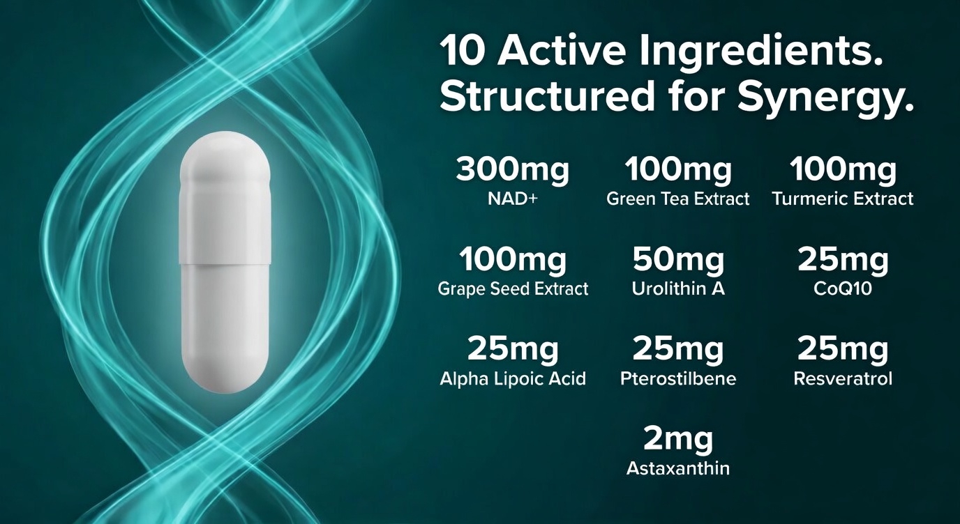 Direct NAD+ Supplement, 60 Capsules