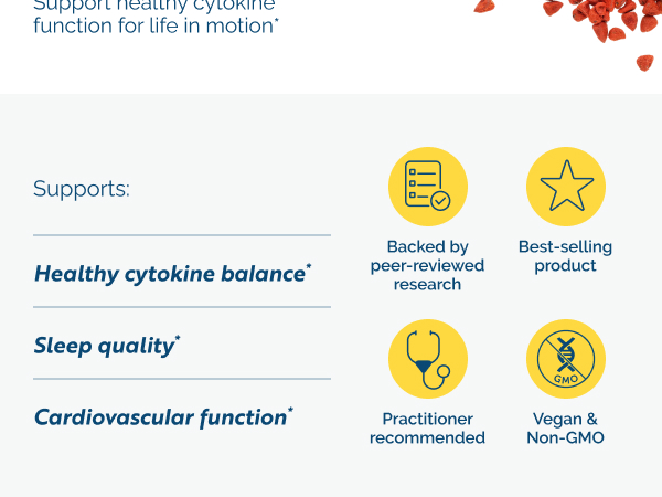 Researched Nutritionals CytoQuel Cytokine Support Supplement, 90 ct