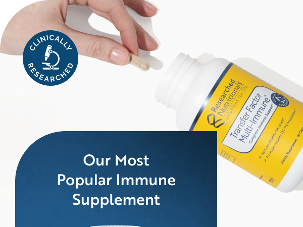 Researched Nutritionals Transfer Factor Multi-Immune Support, 90 Capsules
