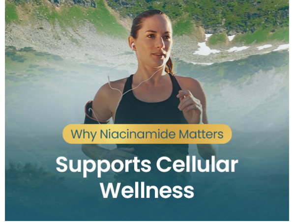 Vykee Nutrition Niacinamide Capsules - Vitamin B3 Supplement 500 mg
