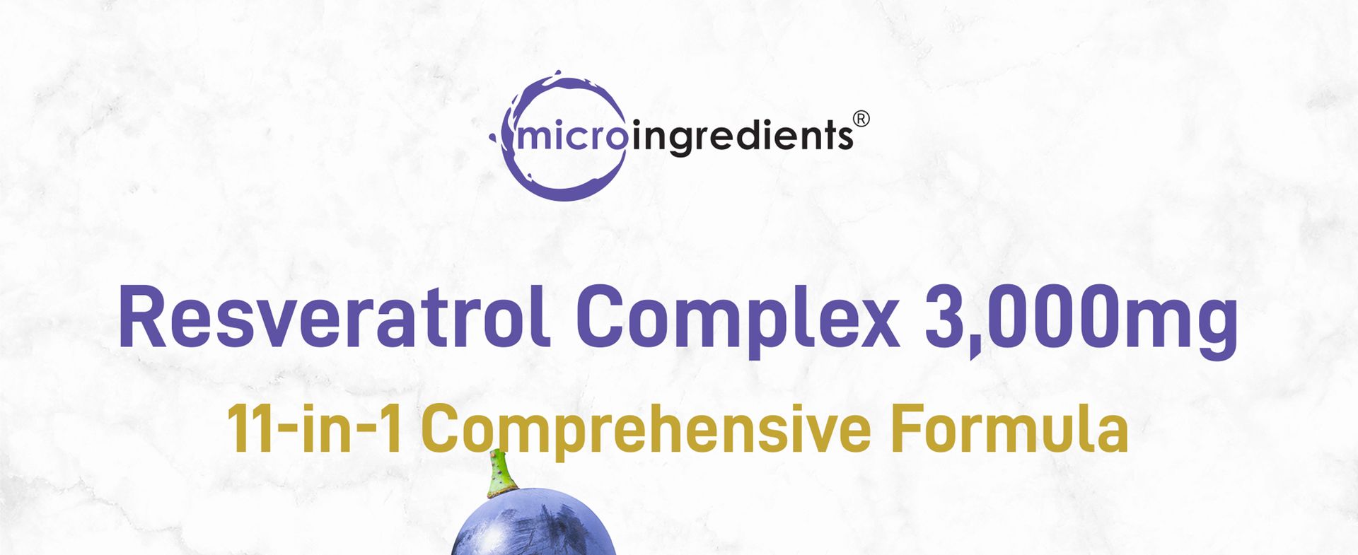 Micro Ingredients Resveratrol NAD Complex 3,000mg for Women & Men, 240 Veggie Capsules | NMN Supplement Alternative | 11-in-1 Blend with NAD+, Quercetin, Moringa, Berberine, Grape Seed, & Oregano