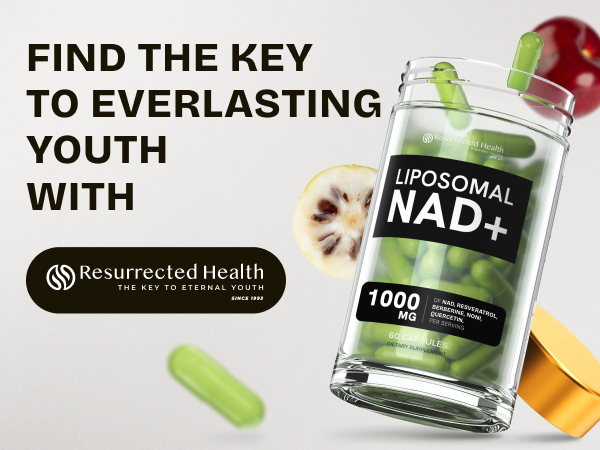 Liposomal NAD Supplement 500mg, NMN Supplement Alternative, 60 Capsules