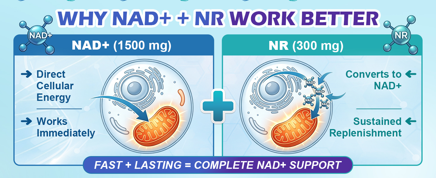 1500mg NAD+Resveratrol +Nicotinamide Riboside +Fisetin Gummies w/CoQ10, TMG