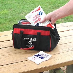 First Aid Central AZ-DLHFAKN Deluxe Emergency First Aid Kit For Home, Work, and Travel, 258 Pieces