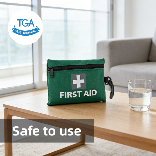 Mini First Aid Kit, 43pcs Premium Small Compact Trauma Medical Kits for Any Emergencies, Ideal for Travel, Car, Home, Office, Vehicle, Camping, Hiking,Boating, Workplace & Outdoor,ARTG Registered in Australia (2Pack)