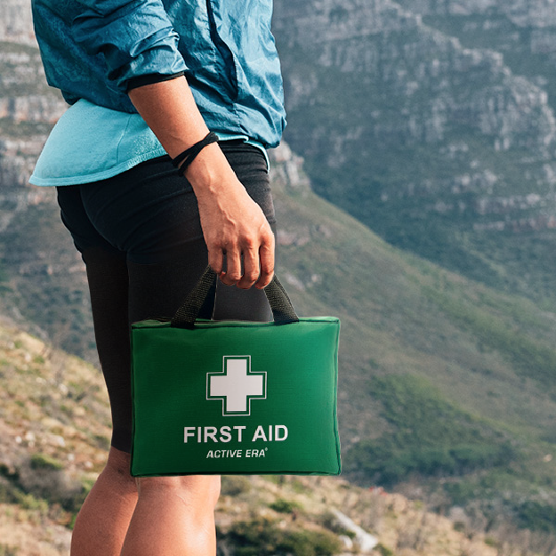 220 Piece Premium First Aid Kit Bag - Includes 2 x Cold (Ice) Packs and Emergency Blanket for Home, Office, Car, Caravan, Workplace, Travel and Sports