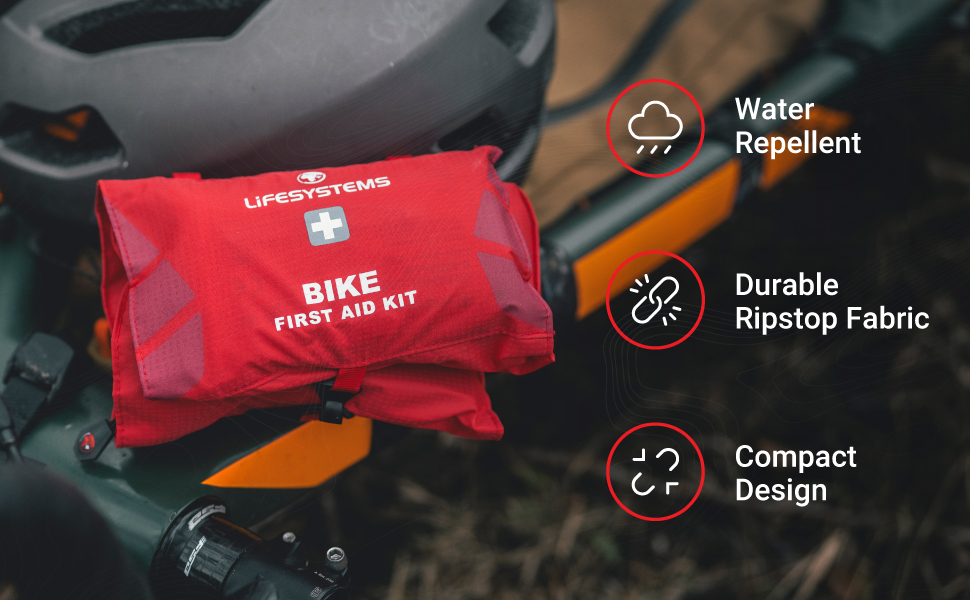 Lifesystems Bike Solo First Aid Kit, CE Certified Contents