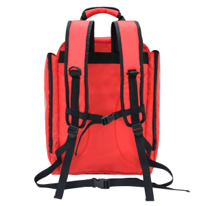 Emergency Medical Backpack, Empty First Aid Bag, First Aid Trauma Bag, with Reflector, Large Capacity (Orange)
