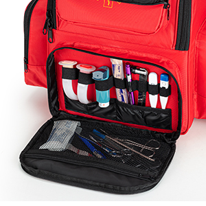 Trunab Empty First Aid Backpack, First Aid Backpack, Medical Guard Bag Professional Health Emergency Bag for Medical Kit, EMT, EMS, Police, Fire Brigade, Security Agents