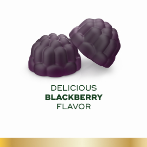 Align Probiotic, 3-in-1 Biotic Gummies, Prebiotic + Probiotic + Postbiotic, #1 Doctor Recommended Probiotic Brand‡, Helps Relieve Occasional Bloating*, BlackBerry Flavor, 50 Gummies