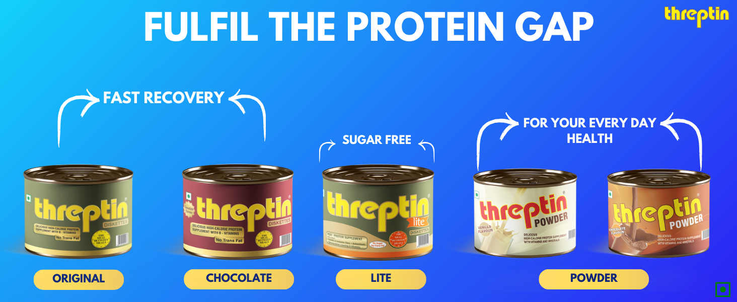 Threptin Protein Diskettes| Healthy Snacks for Men and Women - 275g, High Protein Diskette enriched, Essential Vitamins, Minerals and Antioxidant -Vanilla Flavor|100% Veg