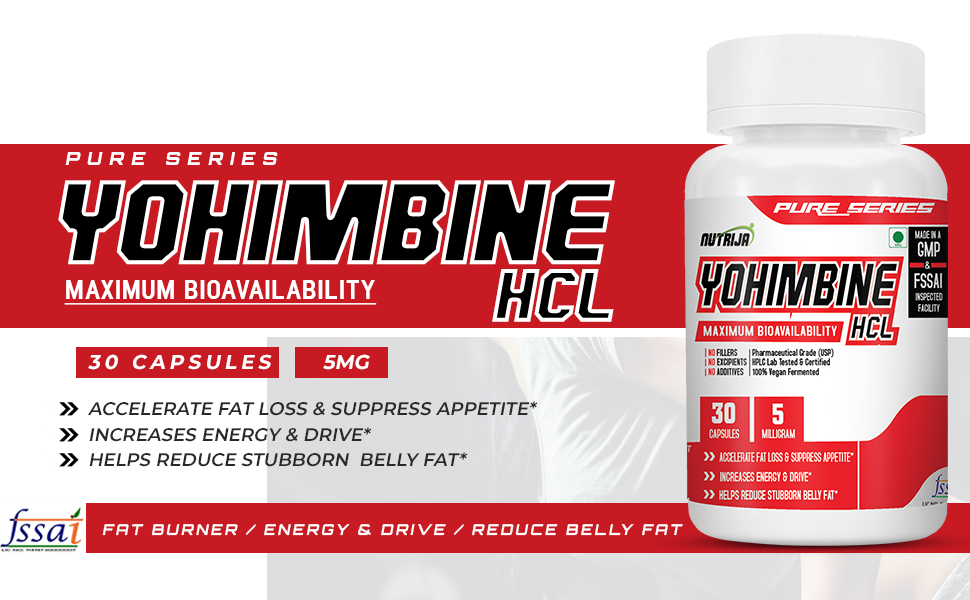 NutriJa Yohimbine 5 MG - 30 Capsules