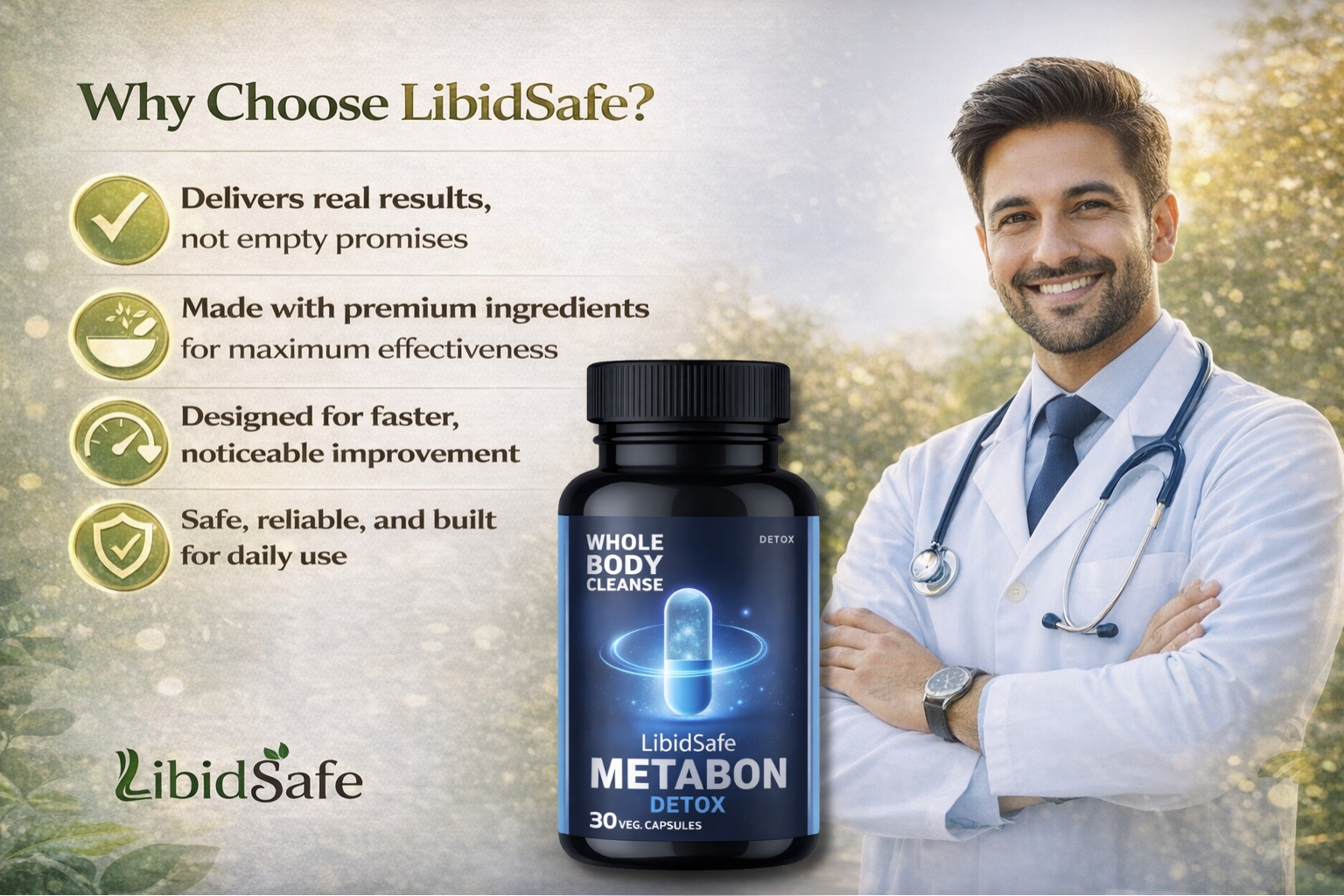Metabon Detox Capsules – Metabon Whole Body Cleanse Formula with Improved Absorption and Natural Ingredients for Effective Detoxification and Improved Energy Levels