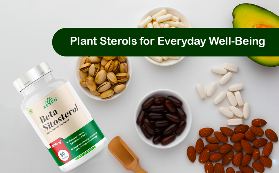 Zespo Beta Sitosterol Complex, Prostate & Cholesterol Support, 60 Caps