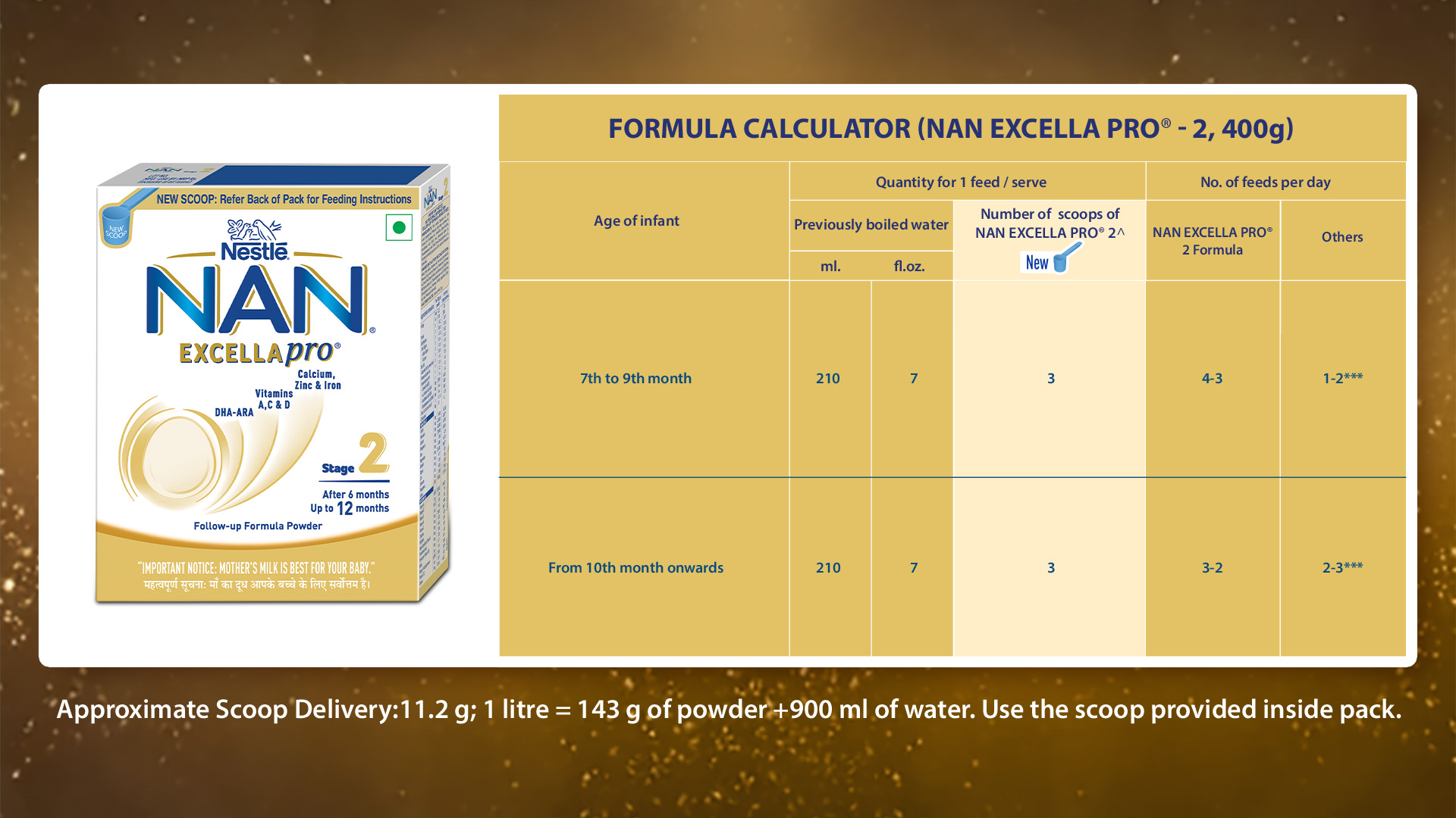NAN EXCELLAPRO Stage 2 | Follow-Up Formula 6-12 Months | DHA-ARA | 400g