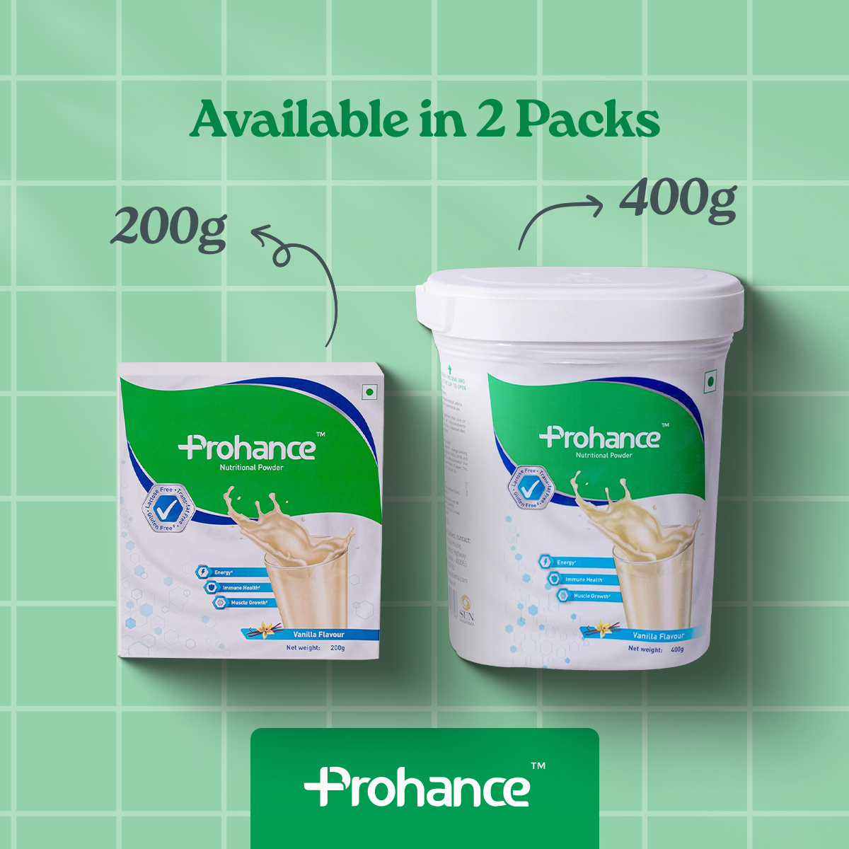 Prohance Nutrition and Food Powder, Vanilla, Pack of 400 g