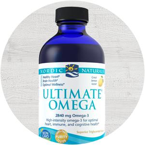 Nordic Naturals Ultimate Omega 3 Fish Oil Liquid | High Potency Fatty Acids Supplement For Men & Women | 2840 Mg Fish Oil EPA & DHA | Promotes Brain & Heart Health | Lemon Flavour 4 Oz