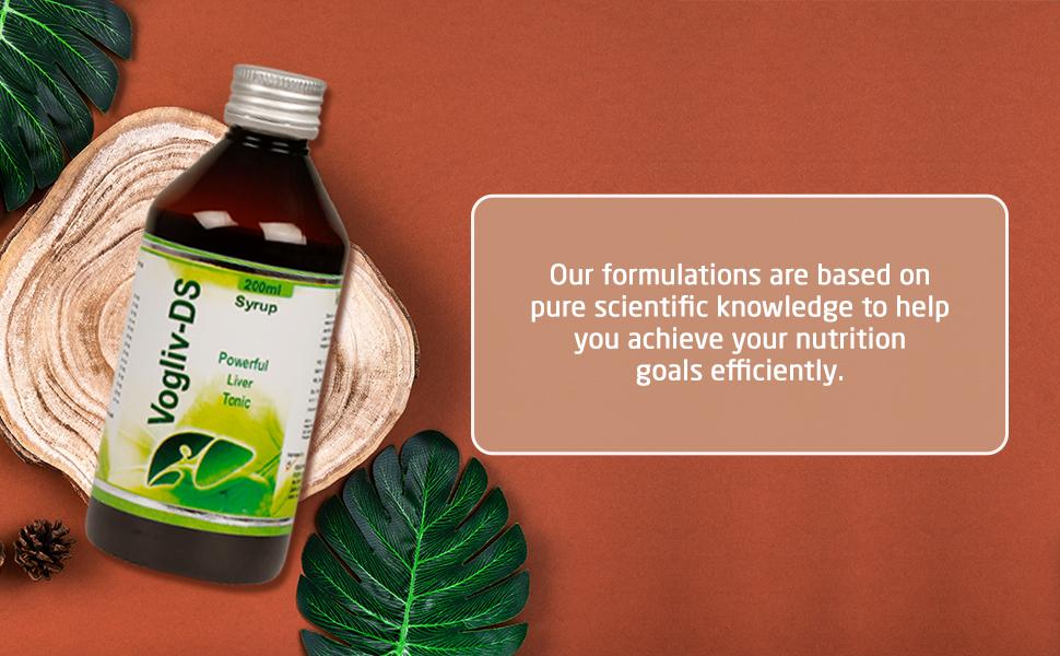 Vogue Wellness Vogliv-DS Syrup | Ayurvedic Herbal Liver Tonic for Healthy Liver, Digestion & Appetite Support | Natural Detox & Vitality Booster | 200 ml (Pack of 2)