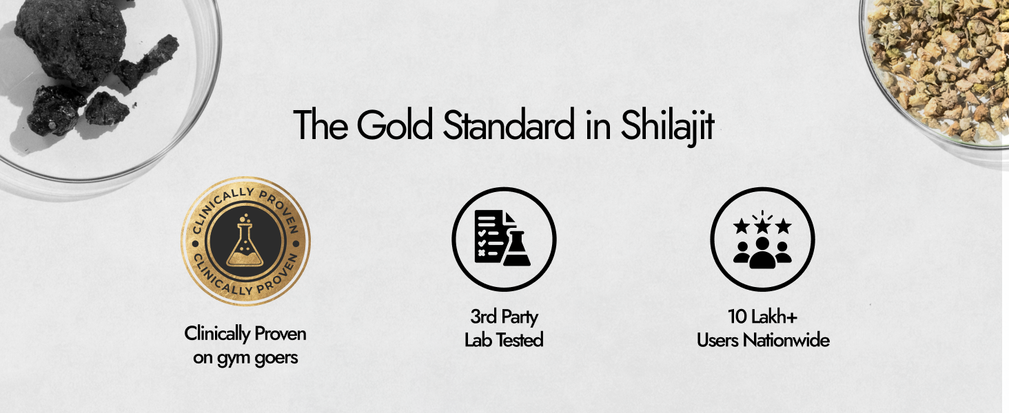 Kapiva Shilajit/Shilajeet Gold Resin - 40g | Super Saver Pack | 500mg/Serving | 80 Servings | Boost Muscle Growth & Stamina | Contains 24 Carat Gold | 100% Ayurvedic