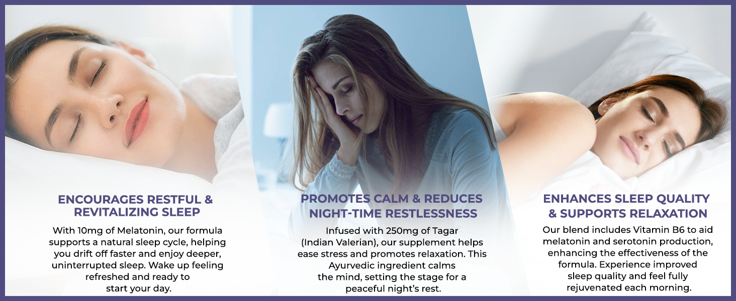 The Body Reserve Melatonin 10mg - 120 Veg Tablets for Sleep Support, Nerve Relaxation, and Stress Relief - Non-Habit Forming for Men & Women