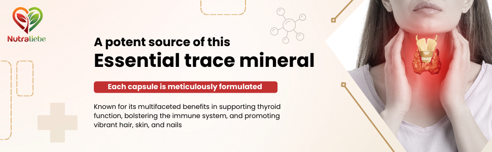 Selenium High Strength - Essential Trace Mineral for Thyroid, Immune System, Hair, Skin & Nails, 90 Capsules