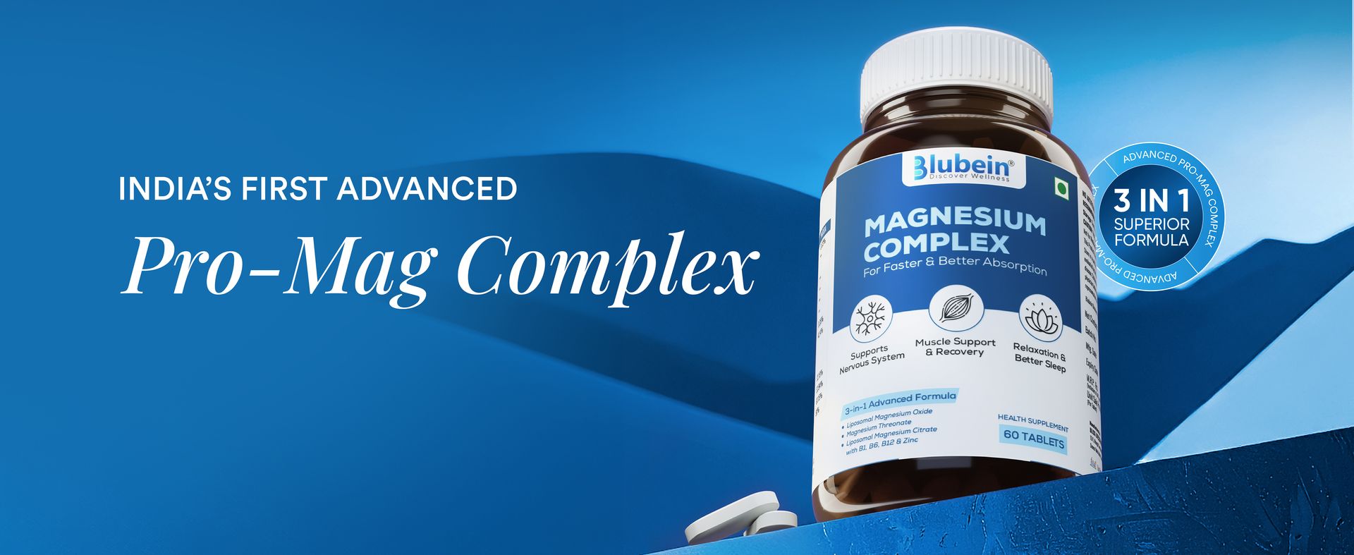 Blubein Liposomal Magnesium Complex Tablets with B Vitamins, 60 Tablets