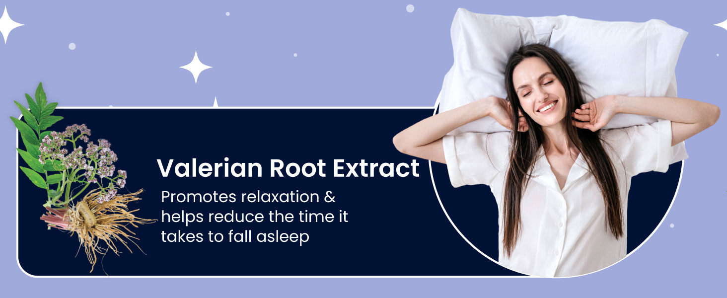ZEROHARM Sleep Ease | No Melatonin | With Valerian, Ashwagandha, Jatamansi & Hops | Plant-Based Sleep Support | Non-Habit Forming | Promotes Deep Restful Sleep & Relaxation for Men, Women | 60 Tablets