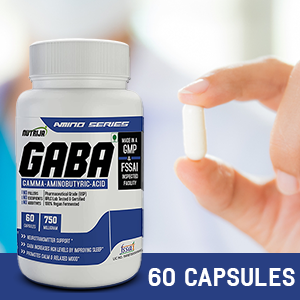 NutriJa GABA 750MG Supplement - 60 Capsules (60 Capsules)