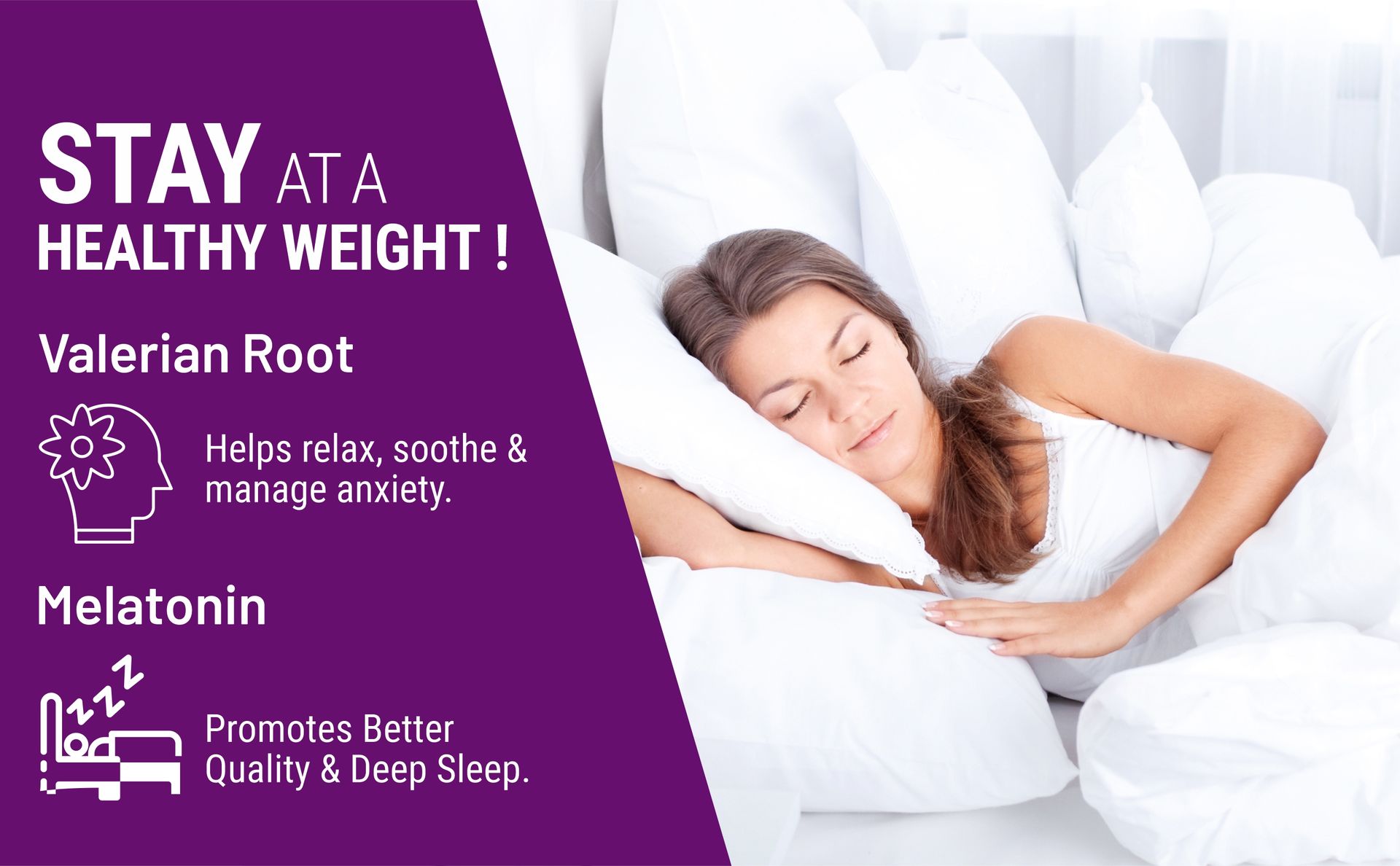 Bliss Welness Sleep Management Valerian Root Melatonin 5 mg Jatamansi Ashwagandha | For Good Sleep Cycle | Stress & Anxiety Relief Health Supplement - 60 Veg Tablets
