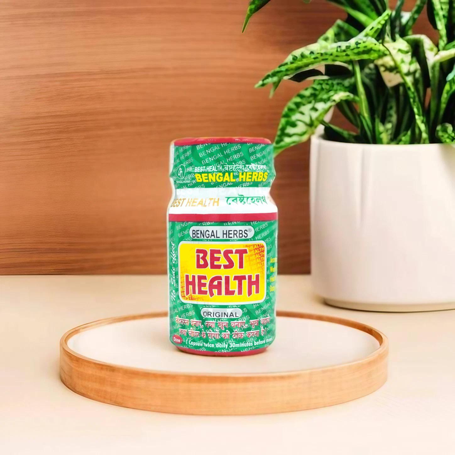 BENGAL HERBS BEST HEALTH 50 CAPSULES (PACK OF 3) for BODY BUILDING & WEIGHT LOSS