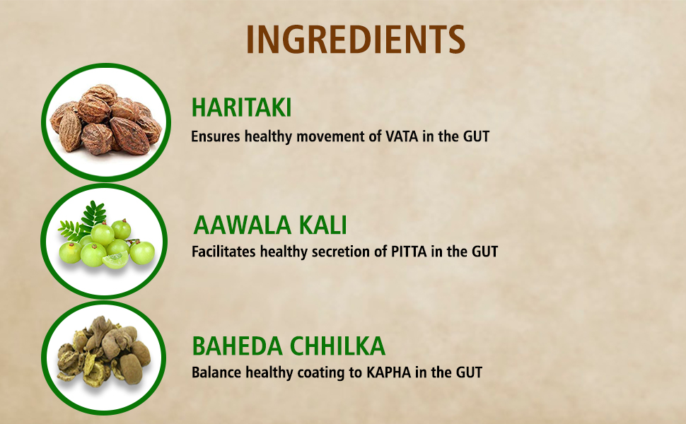 Baidyanath Asli Ayurved Triphala Churna - 500g | Ayurvedic Remedy For Gastro-Intestinal Health