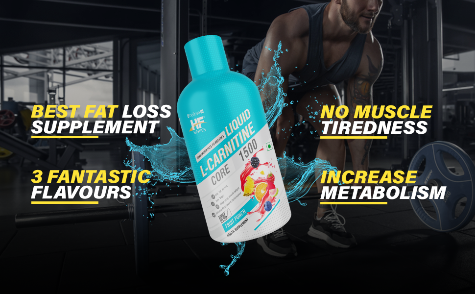 HF Series Liquid L Carnitine 3000 mg,Burns Fat For Energy (450 ml-Mix Berries) Energy 4.50 kcal | Carbohydrate 2.24G| Sodium 5.99 Mg| L Carnitine 1.50 G | Increase body metabolism |