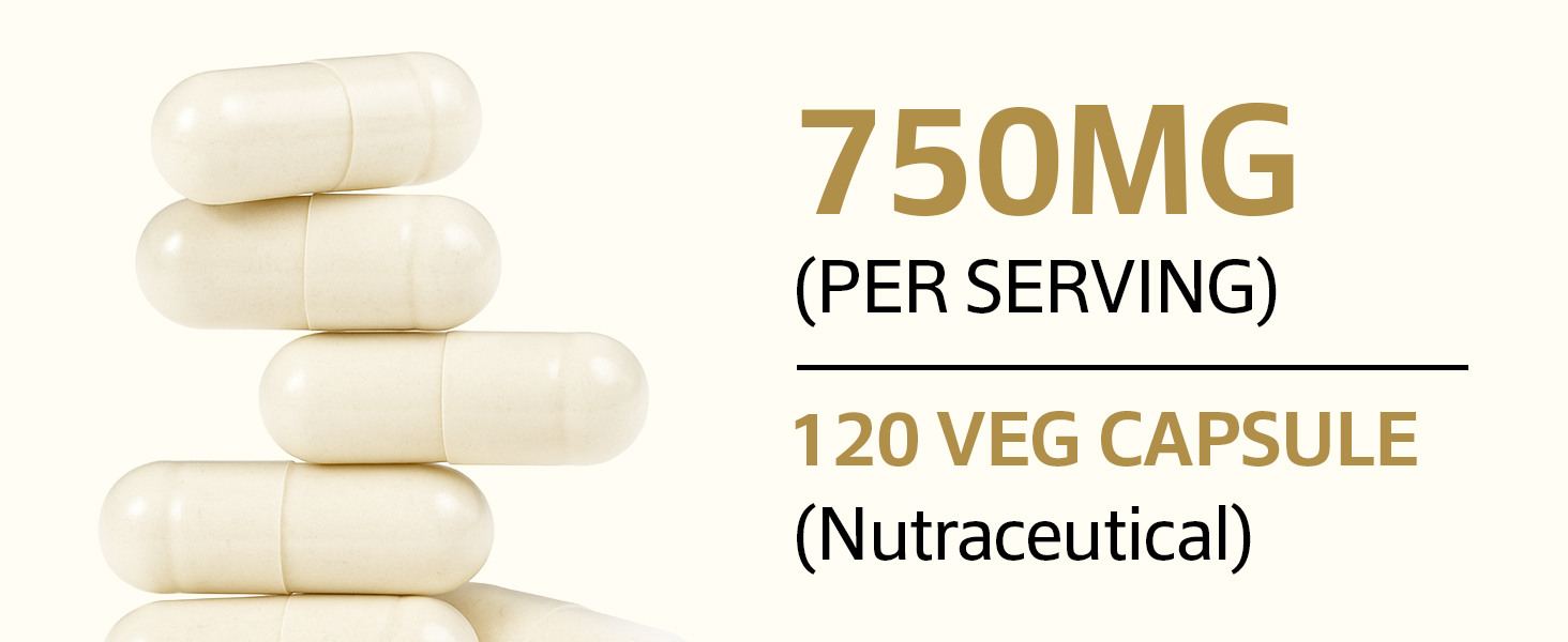 N-Acetyl L-Cysteine NAC Supplement 750mg - 120 Veg Capsules | >99% Pure Grade NAC with Piperine | Acetyl cysteine Thins Mucus, Boosts Glutathione, Liver & Lung Detox, Respiratory Health