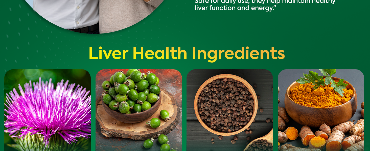 Liv Shuddhi | Ayurvedic Detox Tablets for Fatty Liver, Metabolism & Digestion Support | With Milk Thistle, Bhumi Amla, Haritaki & Punarnava, 60 Tablets