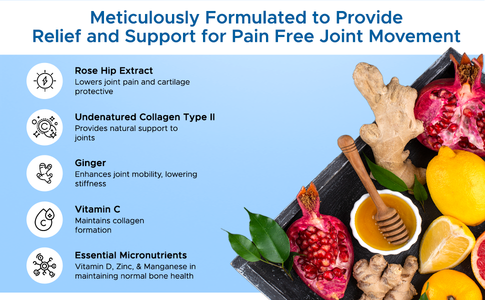 Jointace C2 Plus Tablets With Collagen 2, Glucosamine, Vitamin D, Rosehip Extract To Provide Joint Support & Strength, Reduce Joint Pain,| Nonvegetarian 10 Tablets (Pack Of 3) (3 STRIP)
