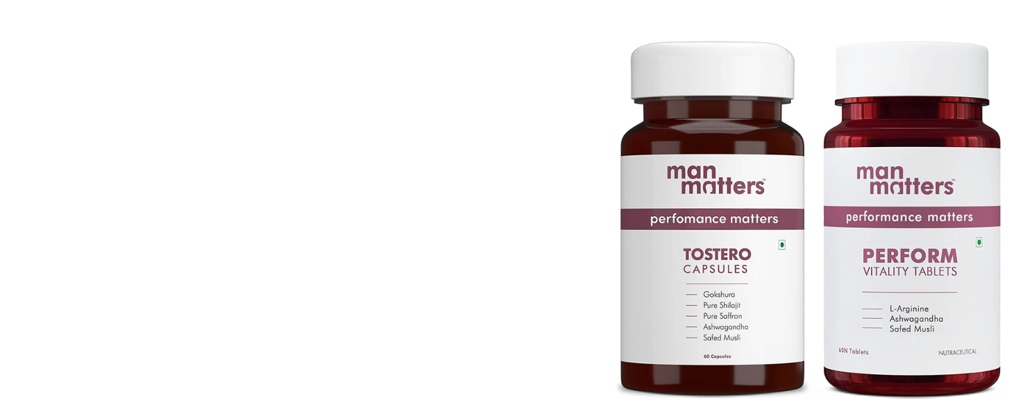 Man Matters Muscle Builder for Men | 120 Capsules | With Actives like Ashwagandha, Gokshura & Safed Musli | For Improved Muscle Strength & Recovery, Stamina & Overall Wellbeing