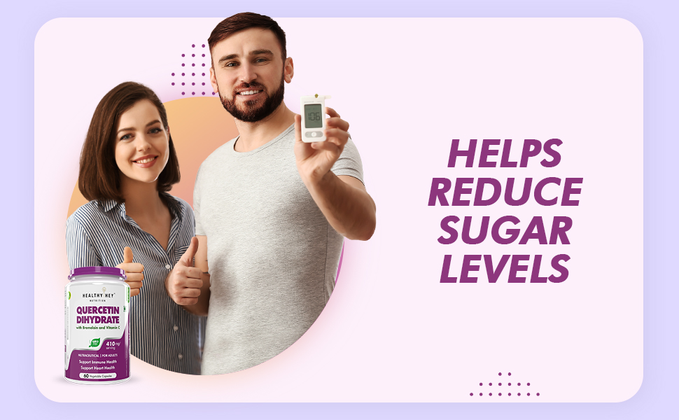 HealthyHey Nutrition Quercetin Dihydrate with Bromelain and Vitamin C - 410 mg per serving - 60 Vegetable Capsules