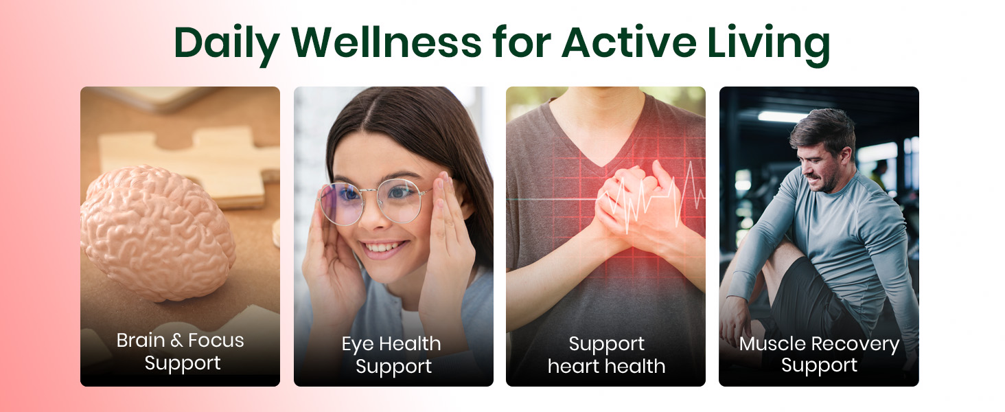 Vlado’s Himalayan Organics Naturally Sourced Astaxanthin 4mg Supplement | Supports Antioxidant Brain,Eye & Skin Health | Improves Muscle Endurance & Recovery, Builds Immunity - 60 Veg Capsules