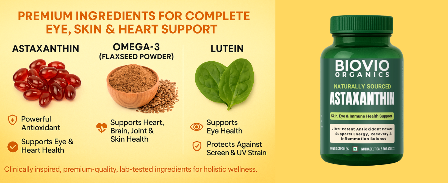 Astaxanthin Supplement, 60 Veg Capsules