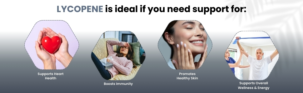 Vokin Biotech Lycopene 30mg, Support Heart health 90 Capsules