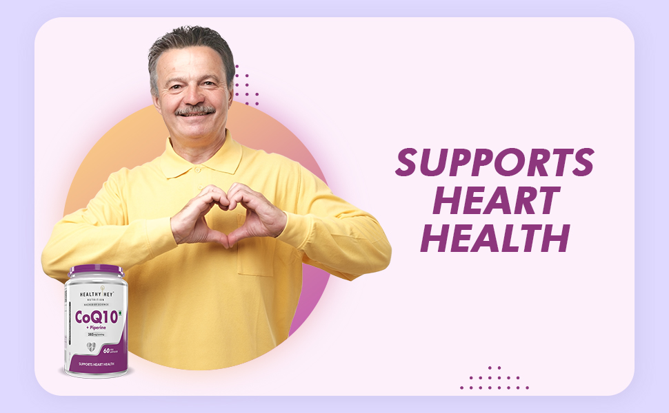 HealthyHey Nutrition CoQ10 with Bioperine (205 mg)
