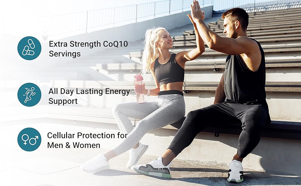 Haleup Coenzyme Q-10, 300 mg, Enriched with Resveratrol & Omega-3 EPA/DHA || Healthy Heart|| Brain|| Immunity | (120 Capsules (2 Packs X 60s capsule))