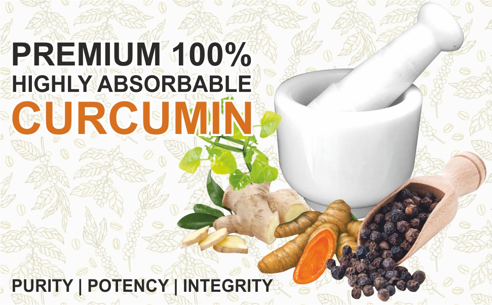 HXN Curcumin Tablets With Piperine (Bioperine), Turmeric Powder (95% Curcuminoids), Ginger, Vitamin C, Zinc, COQ10 For Immunity Booster And Antioxidant Supplement–60 Tablet (No Capsules Pack1)