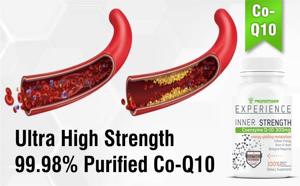 Coq10 Supplement, Coenzyme Q10 300mg (Ubiquinol) Tablet with Omega 3, Alpha Lipoic Acid, Vitamin B1 To Helps Boost Heart Health, Energy, And Antioxidant Support 60 Tablets