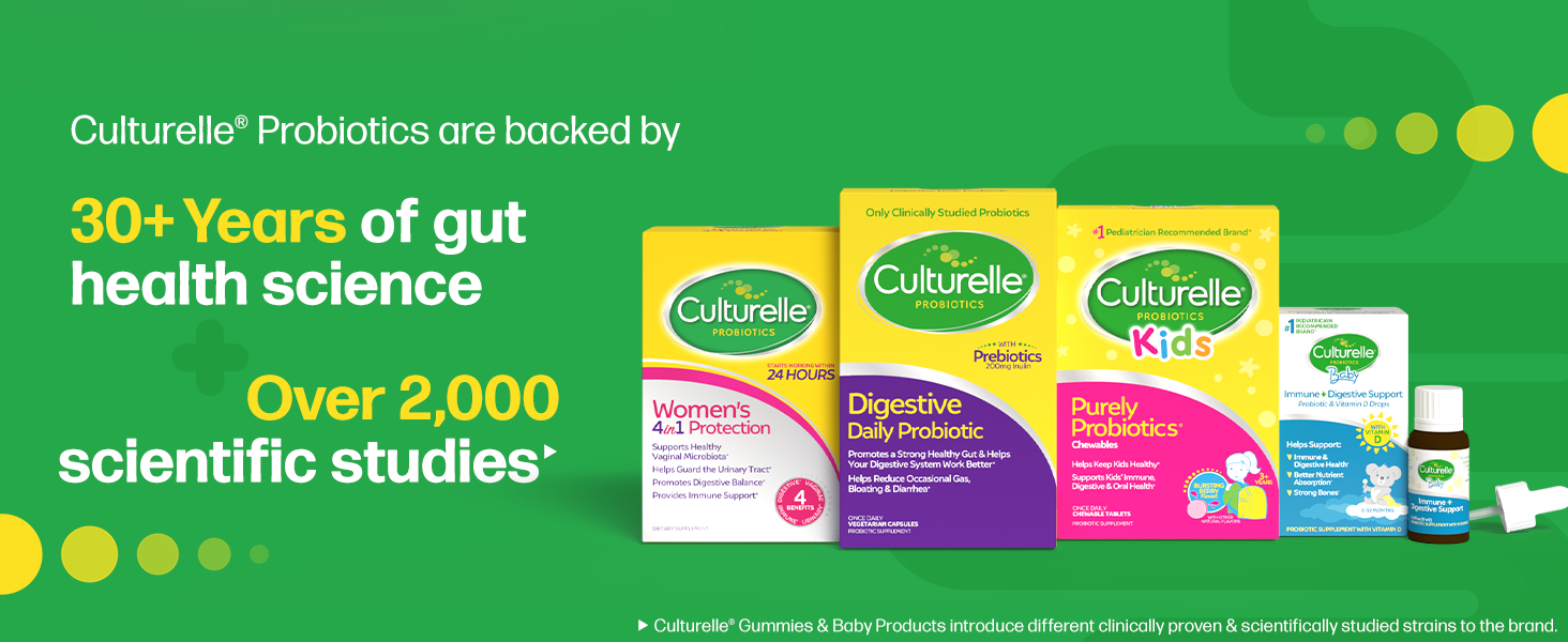 Culturelle Pro Strength Probiotics for Digestive Gut Health*, 12B CFU, 60ct
