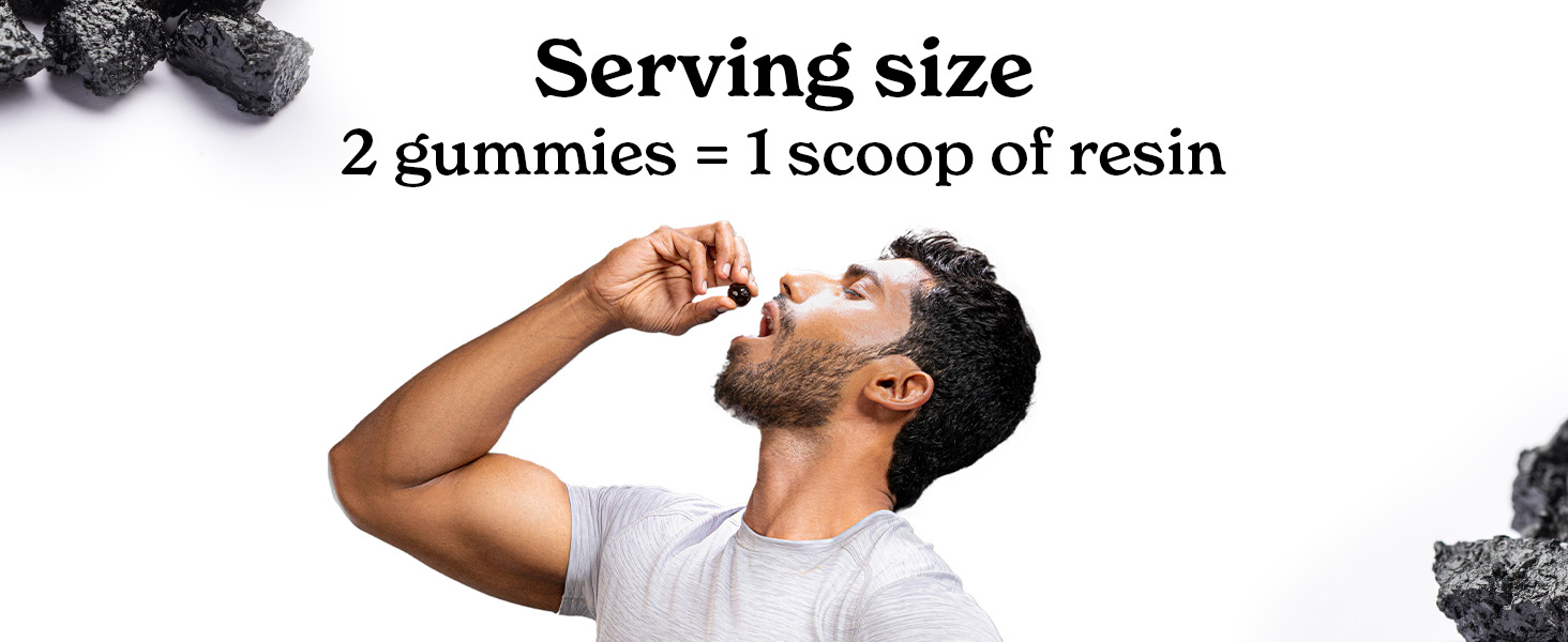 Better Alt Pure Himalayan Shilajit/Shilajeet Gummies with 100% Shilajit|Helps Muscle Recovery|Boosts Strength,Stamina & Improved energy|75%+ Fulvic Acid| Travel Friendly - Tamarind Flavor