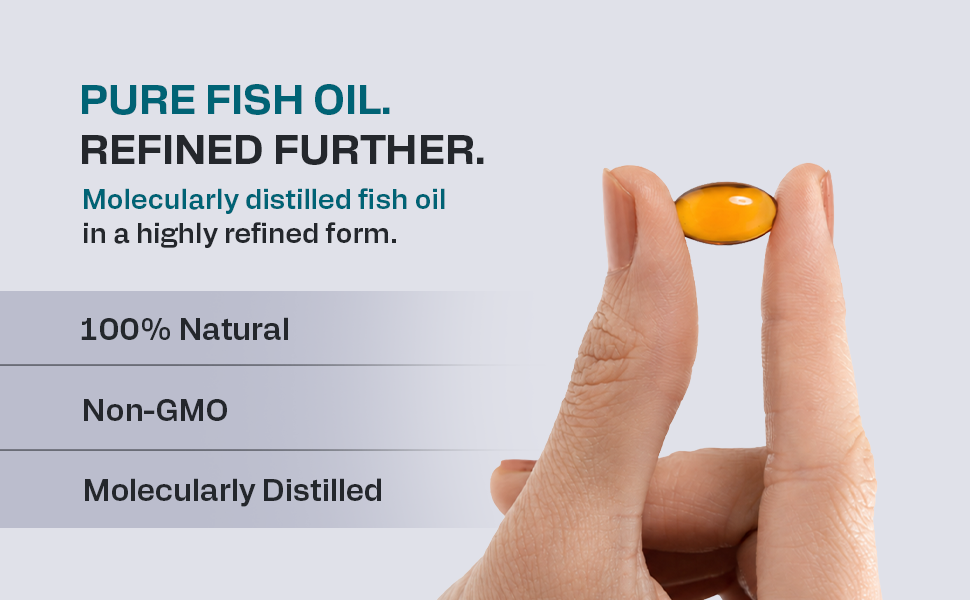 Spunge Omega 3 Fish Oil | 60 Softgels | EPA & DHA | 13X EPA & 4X DHA Absorption | Supports Heart, Brain & Joint Health | Daily Dietary Supplement