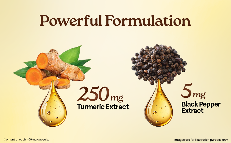 Organic India Turmeric Advance Capsules, 60 Veg Capsules, 95% Curcuminoids, With Black Pepper Extract, Joint Support, Anti-Inflammatory & Immunity Booster