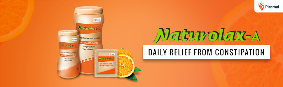 Naturolax-A Isabgol Powder |300g - Pack of 3| Psyllium Husk Powder | Non-Habit Forming Isabgol - Ayurvedic Formula| Fiber Supplements for Digestion| Effectively Relieves Constipation|Orange Flavoured